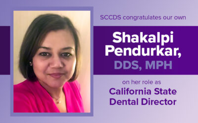 SCCDS Member Dr. Shakalpi Pendurkar appointed State Dental Director